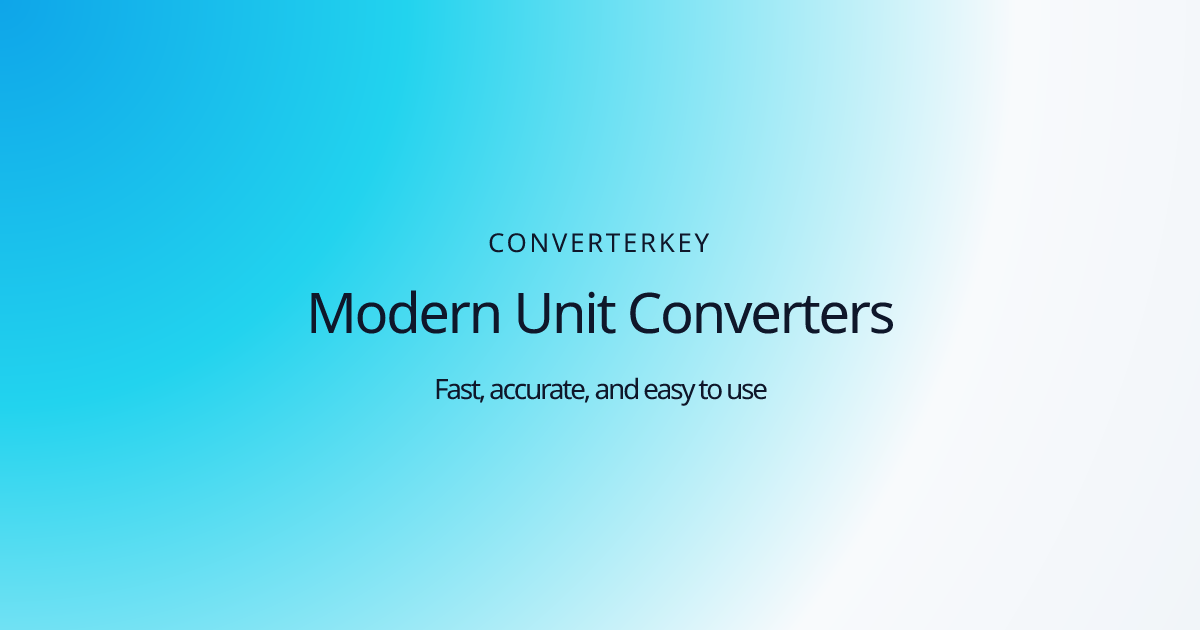 ConverterKey - Fast Online Converters for Files, Units, and Everyday Tasks